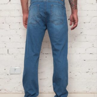 Calça Jeans Masculina Tradicional Corte Reto