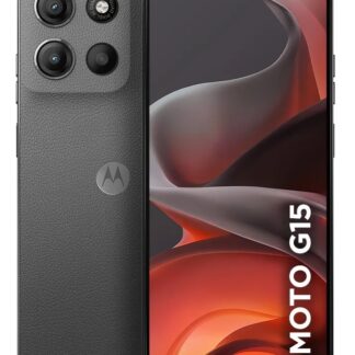 Smartphone Motorola Moto G15 - 256gb 12gb (4gb Ram+8gb Ram Boost) E Camera 50mp Com Ai E Night Vision Bateria De 5200 Mah Tela Fhd+ 6.7 Com Superbrilho Nfc - Grafite