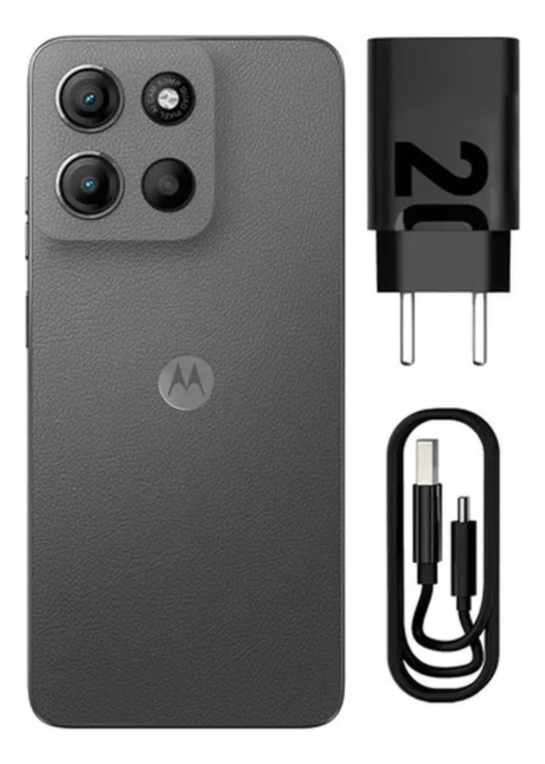 Smartphone Motorola Moto G15 - 256gb 12gb (4gb Ram+8gb Ram Boost) E Camera 50mp Com Ai E Night Vision Bateria De 5200 Mah Tela Fhd+ 6.7 Com Superbrilho Nfc - Grafite - Imagem 3